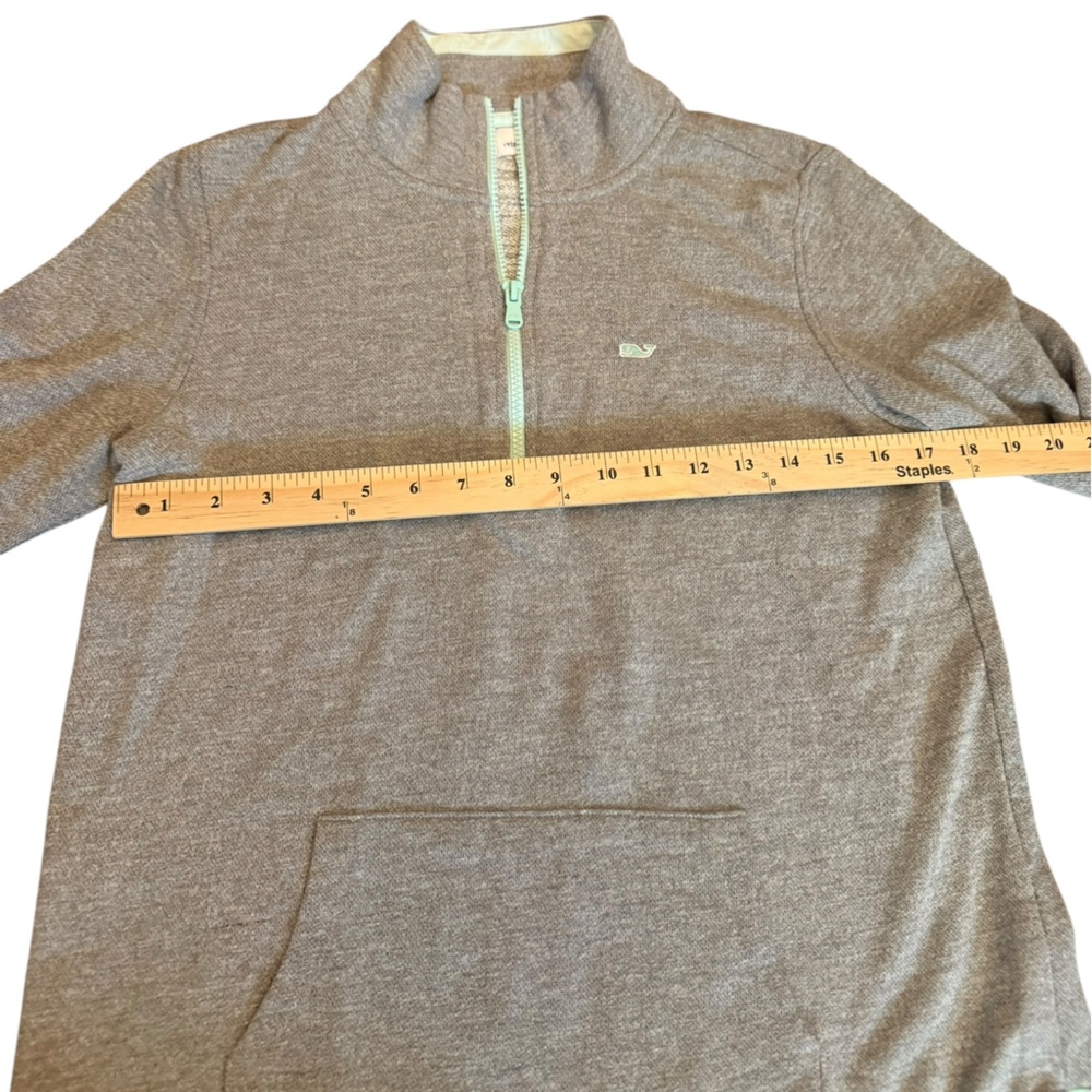 Vineyard Vines Pullover Gray And Mint Quarter-Zip… - image 8